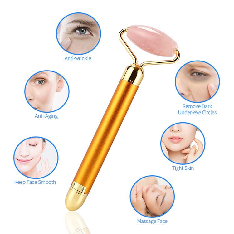 ماساژور و غلتک لیفتینگ صورت و چشم ویبره دار مدل Jade Beauty Bar — تصویر ۳