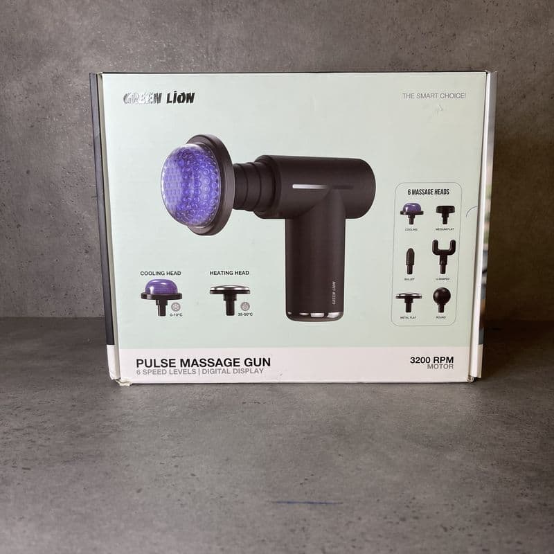 ماساژور برقی و تفنگی گرین لاین مدل Pulse Gun با 6 سری و قابلیت گرمایی — تصویر ۲