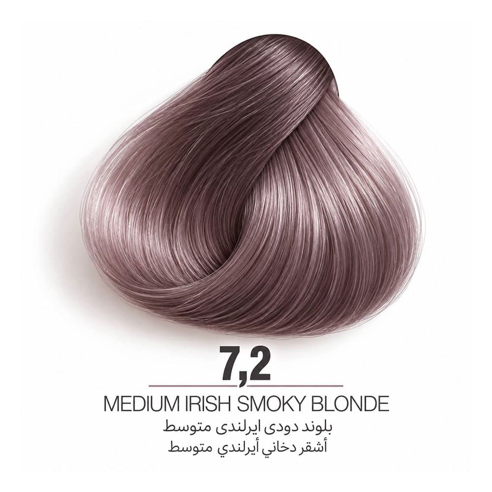 رنگ مو 100 میل بن سای پرو 7.2 بلوند دودی آیریش متوسط BONSAI PRO MEDIUM IRISH SMOKY BLONDE — تصویر ۲