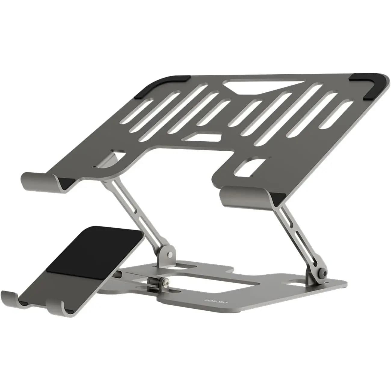 پایه نگهدارنده تاشو لپ‌تاپ و موبایل پرودو مدل PDHSM09SL