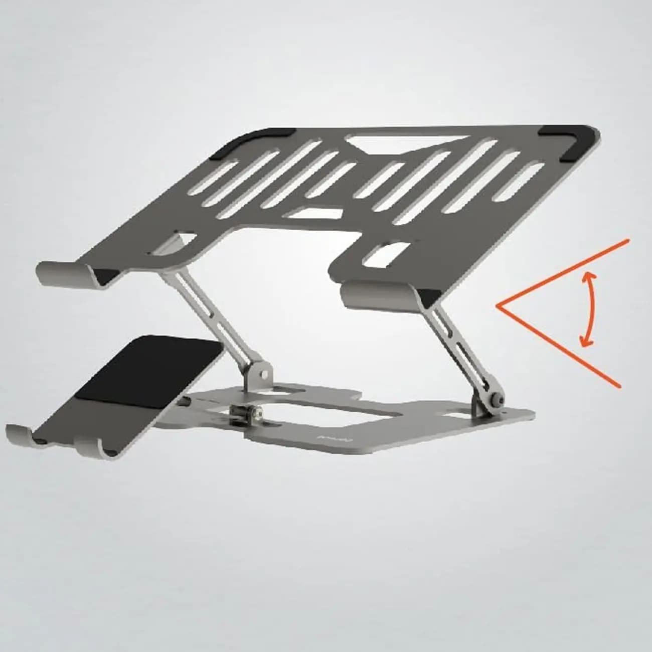 پایه نگهدارنده تاشو لپ‌تاپ و موبایل پرودو مدل PDHSM09SL — تصویر ۵