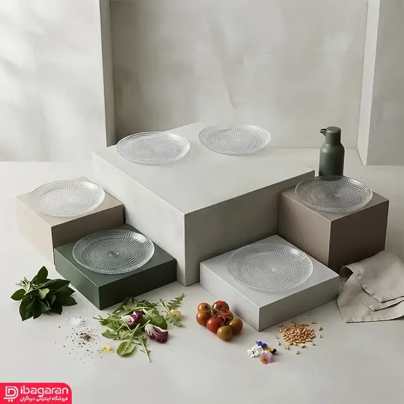 پیش دستی بلور ونیز کادویی 6 عددی