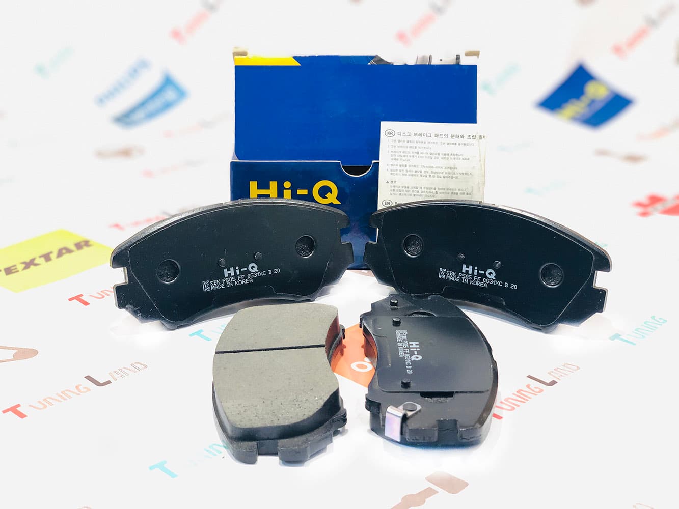 لنت ترمز جلو میتسوبیشی لنسر کد SP1360 های کیو – Hi-Q (اصلی کره) — تصویر ۴