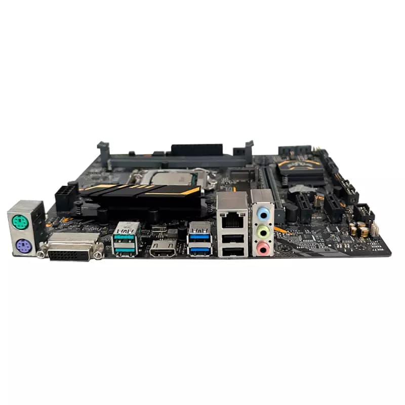 باندل مادربرد Asus Tuf B360M-E Gaming + Core i3 8100 استوک در حد نو — تصویر ۲