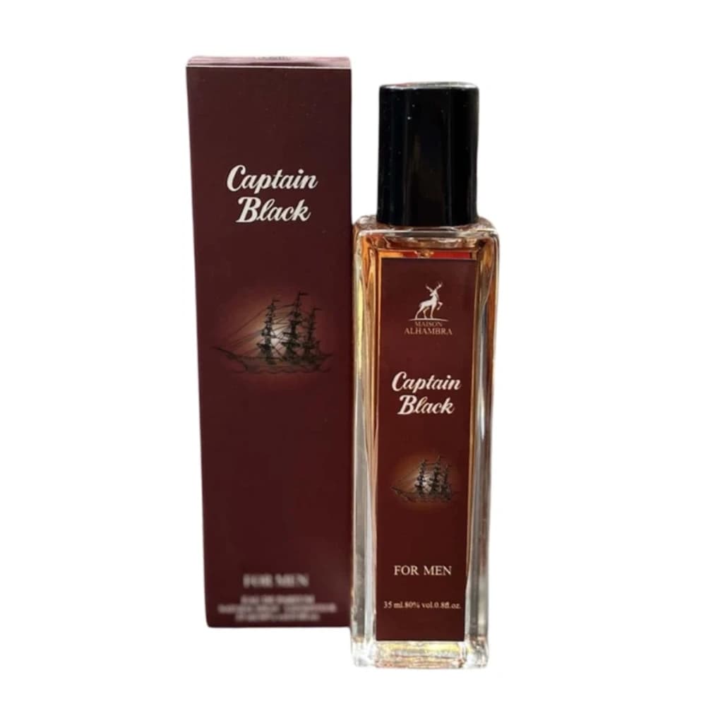 ادکلن جیبی مدل Capitan Black الحمبرا مردانه — تصویر ۲