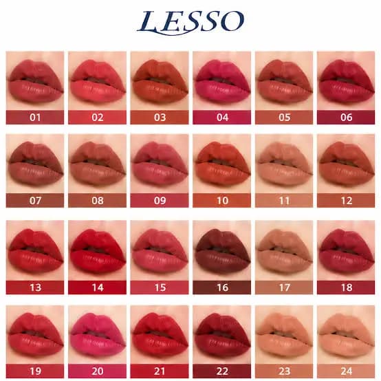 رژ لب مدادی بدون سرب لسو LESSO star اصلی – شماره 10 — تصویر ۳
