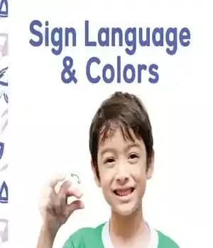 دانلود کتاب Sign Language & Colors – زبان اشاره و رنگ ها
