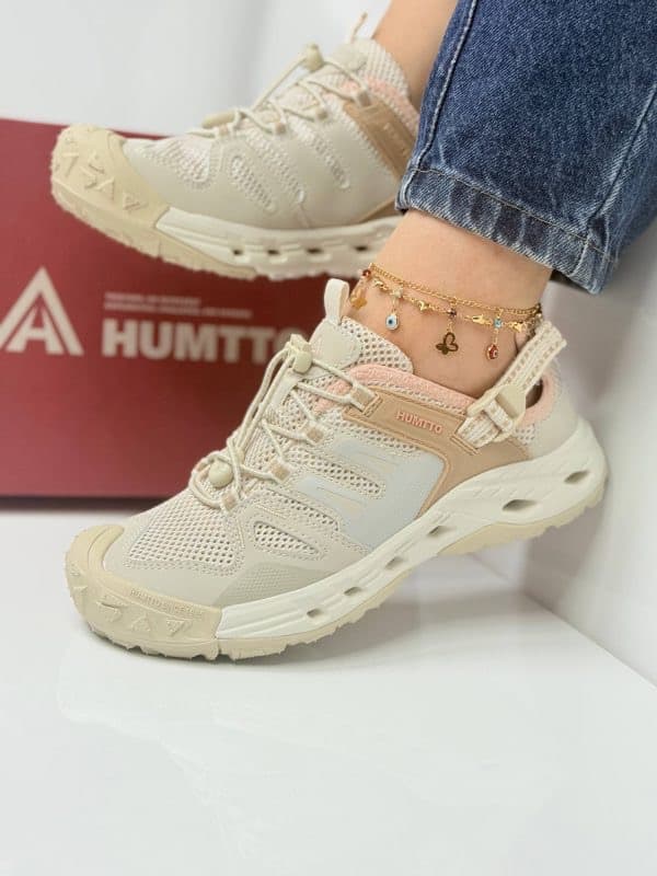 صندل طبیعت گردی هامتو کرمی hamtuoo Cream Hiking Sandals