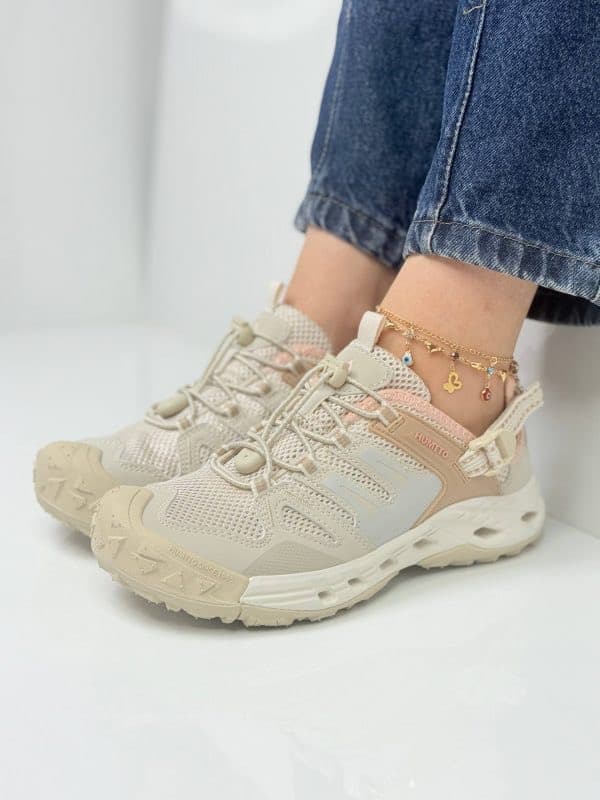صندل طبیعت گردی هامتو کرمی hamtuoo Cream Hiking Sandals — تصویر ۲