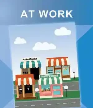 دانلود کتاب At Work (Great Stories: Beginner) – در محل کار (داستان های عالی: مبتدی)