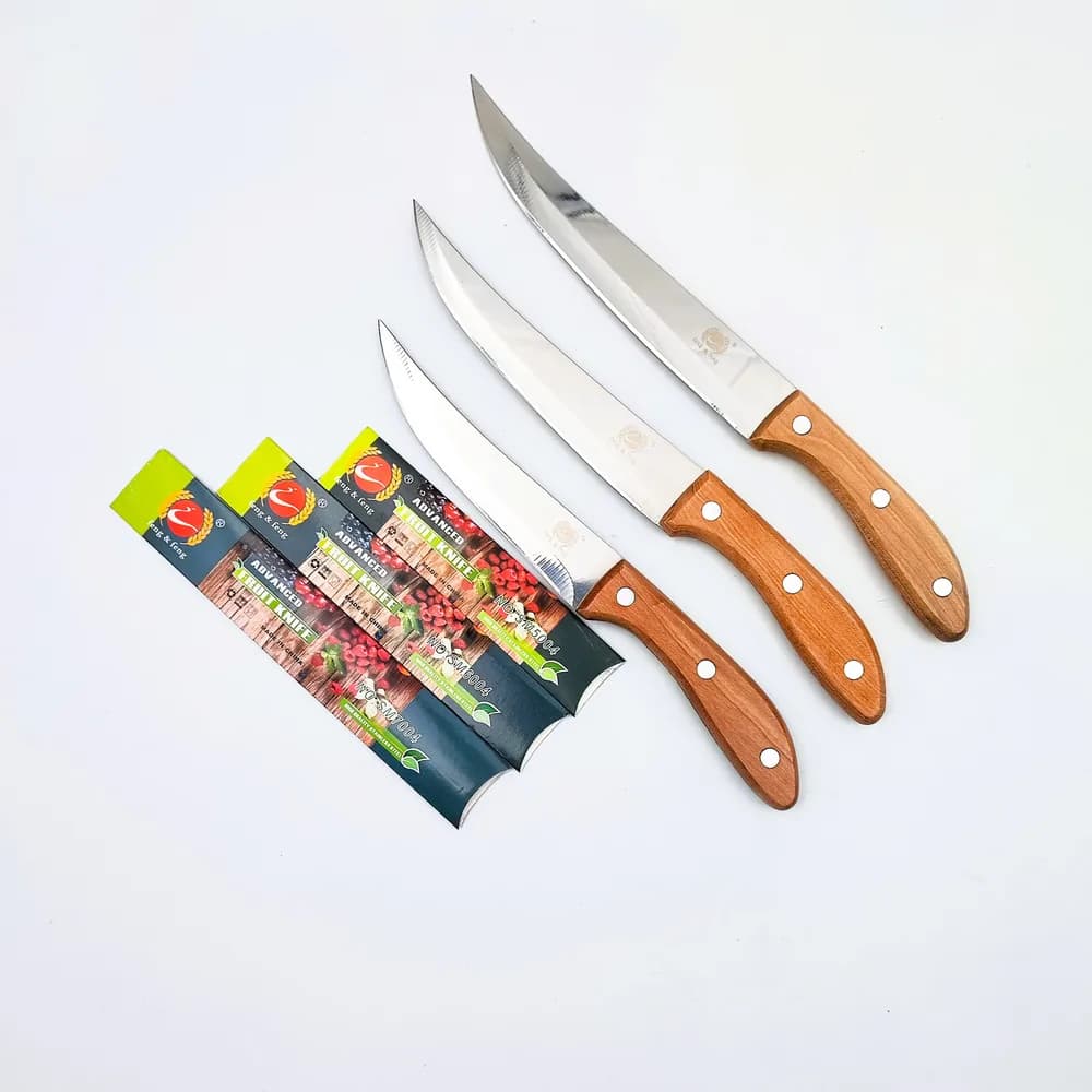 چاقو دسته چوبی feng