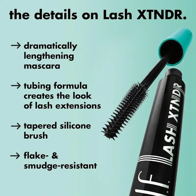 ریمل بلند و جدا کننده مژه الف elf مدل Lash XTNDR Tubing Mascara — تصویر ۳