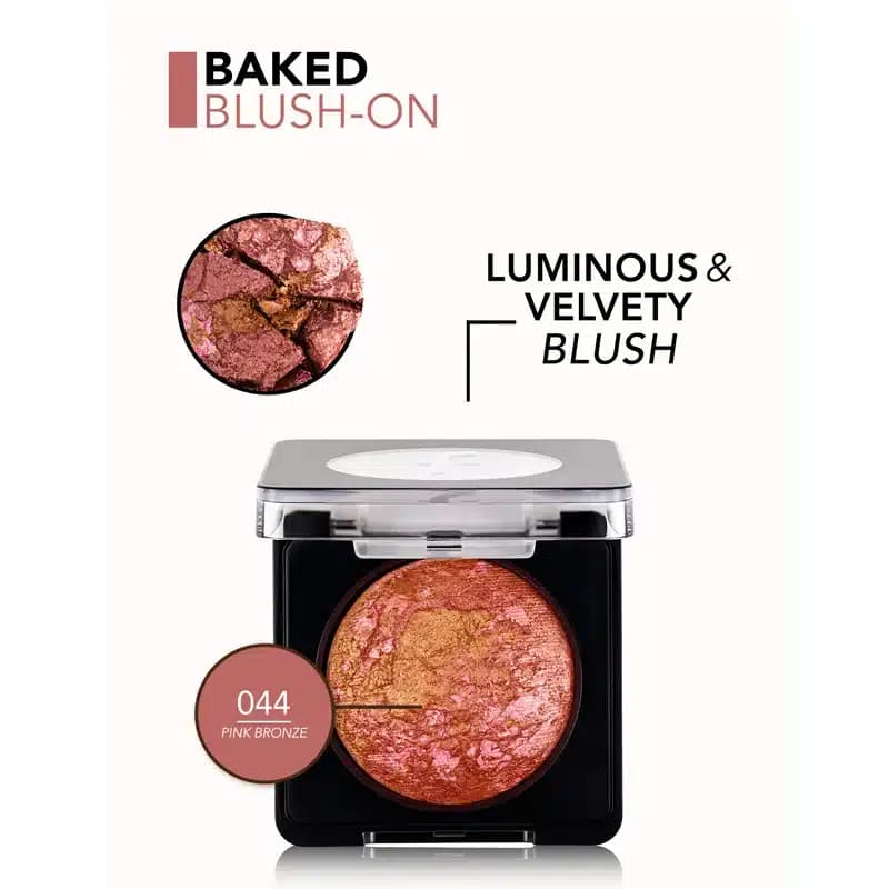 رژگونه فلورمار flormar مدل Baked Blush-On کد 044 (رنگ Pink Bronze) — تصویر ۴