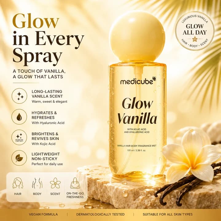 بادی میست وانیلی مدی کیوب Medicube Glow Vanilla — تصویر ۳