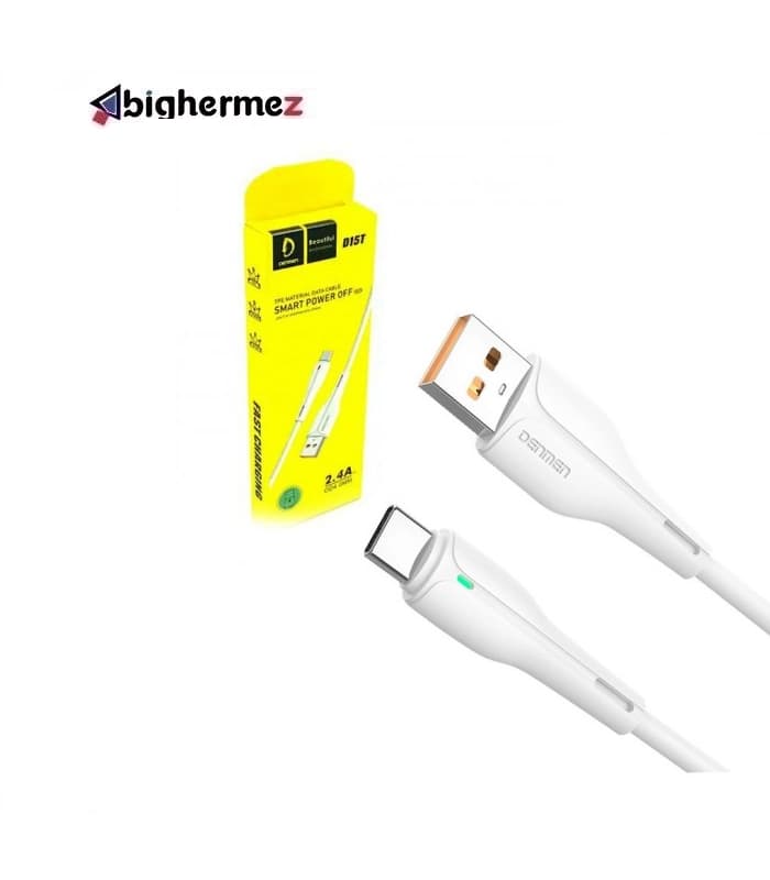 کابل شارژ TYPE-C دنمن مدل D15T طول 1 متر