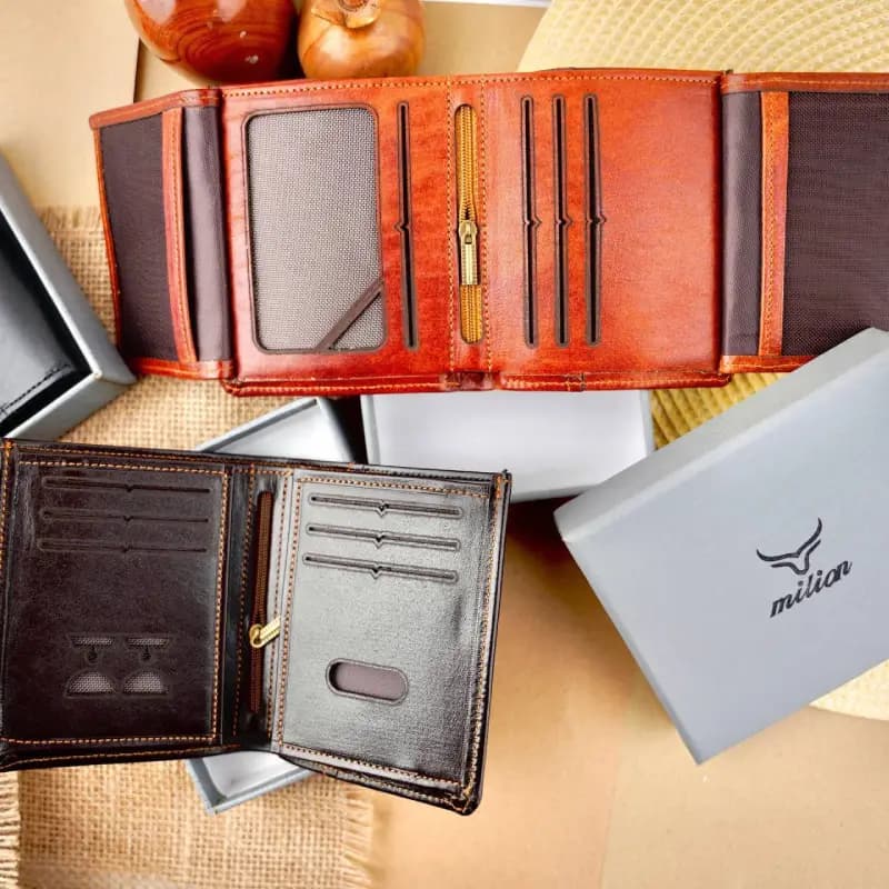 کیف پول کتابی چرم مردانه 7-134 — تصویر ۲
