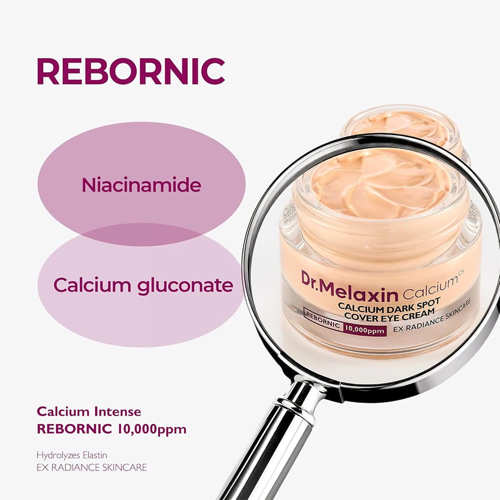 کرم دور چشم رنگی دکتر ملاکسین کلسیم ضد لک و ضد چروک روشن کننده (اورجینال) | Dr.Melaxin Calcium Dark Spot Cover Eye Cream — تصویر ۳