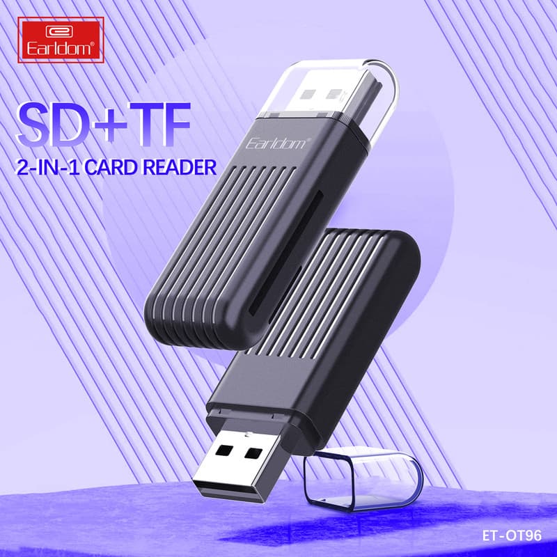 کارتخوان ارلدام مدل 2IN1 Card Reader OT96 — تصویر ۳