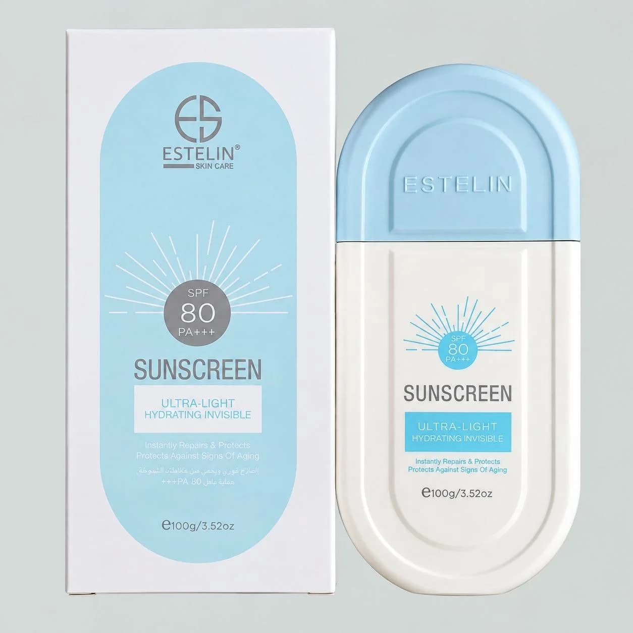 ضدآفتاب استلین هیالورونیک اسید | SPF 80