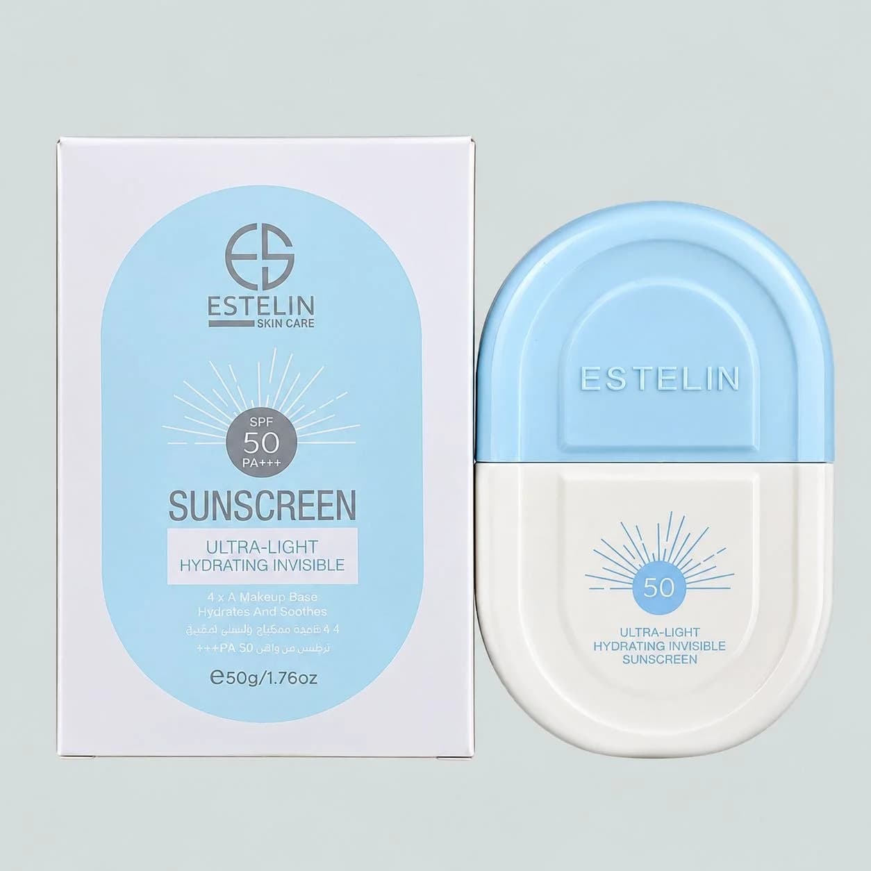 ضدآفتاب استلین مدل آبی هیالورونیک اسید | SPF 50