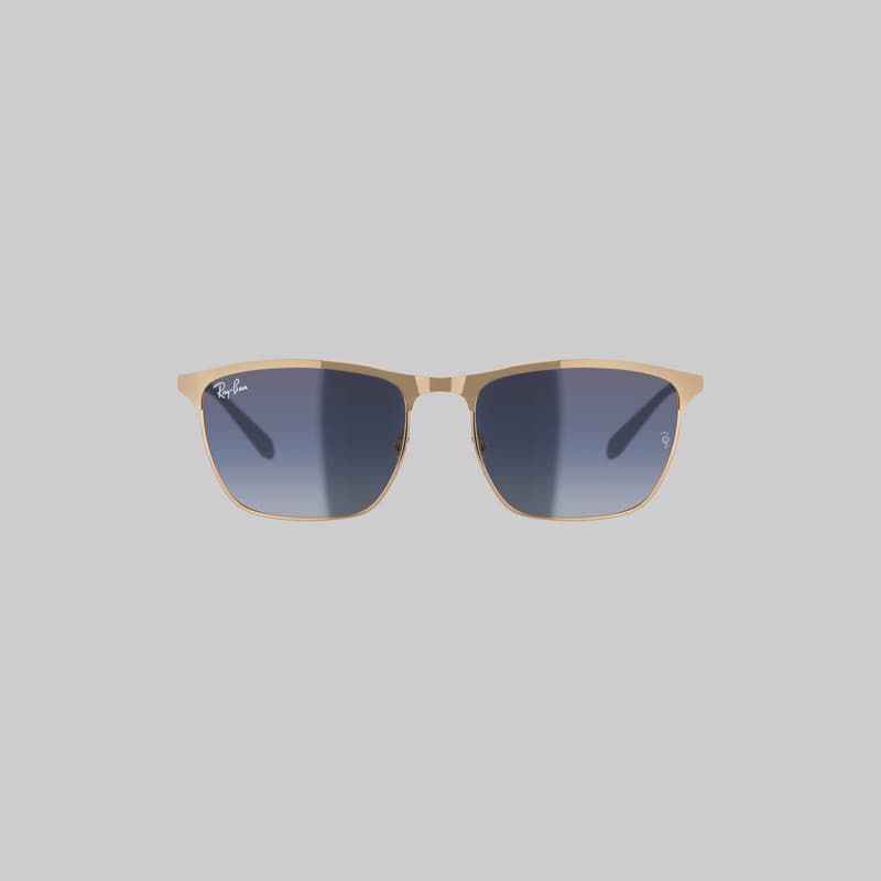 عینک آفتابی کلاب مستر (Clubmaster) ری بن مدل RB3686-001-32 — تصویر ۲