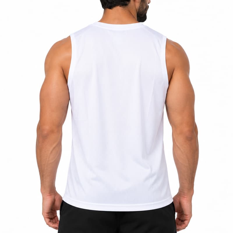 رکابی ورزشی مردانه نایک مدل DS-Dri Fit-5G0689 سفید — تصویر ۳