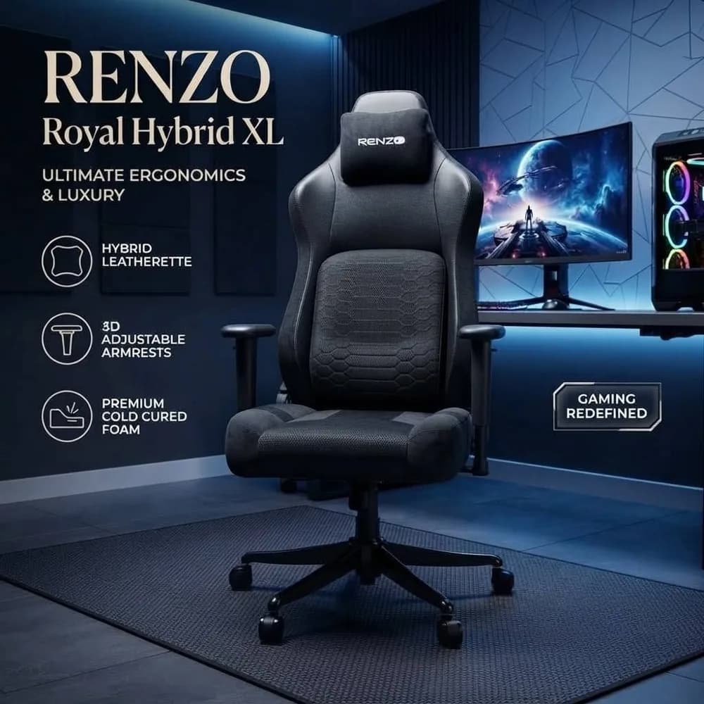 صندلی گیمینگ رنزو رویال هیبرید RENZO Royal Hybrid XL — تصویر ۷