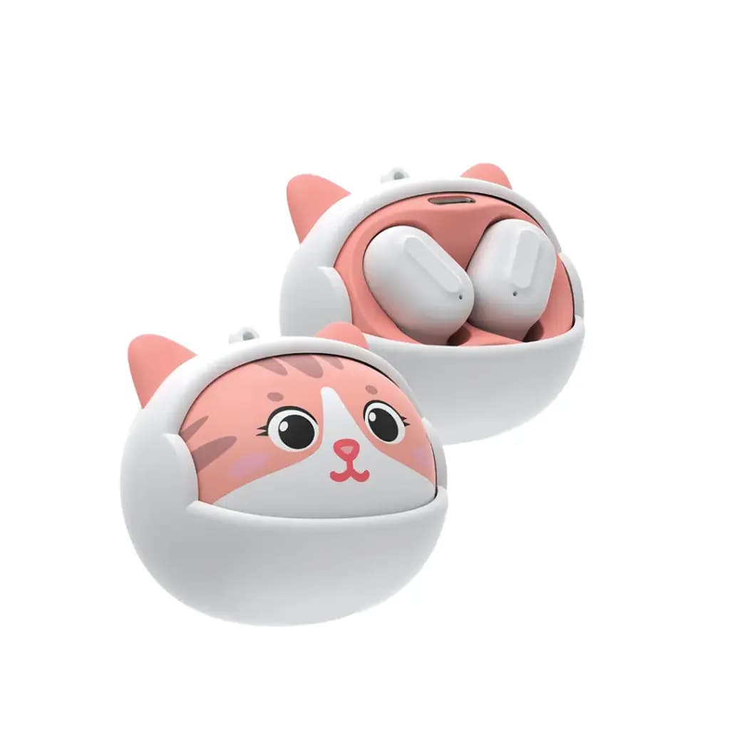 هندزفری بلوتوث کیتی گرین لاین مدل Green Lion Kitty Beats True Wireless Earbuds GNKTYTWSWH — تصویر ۴