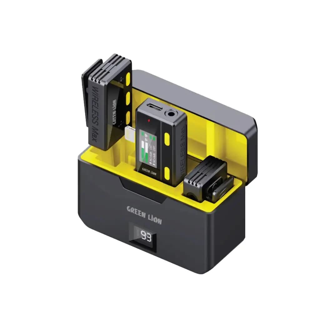 میکروفون بی سیم همراه با کنترولر گرین لاین Green Lion Wireless Microphone With Remote Control Lightning