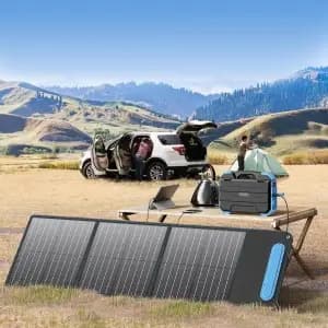 پنل خورشیدی قابل حمل 60 وات پاورولوژی Powerology 60W Portable Solar Panel — تصویر ۴