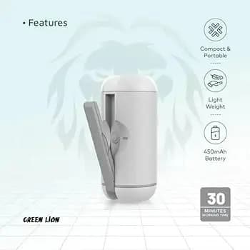 خودشور جیبی گرین لاین Green Lion Electric Pocket Bidet GNPBIDETSPWH — تصویر ۲
