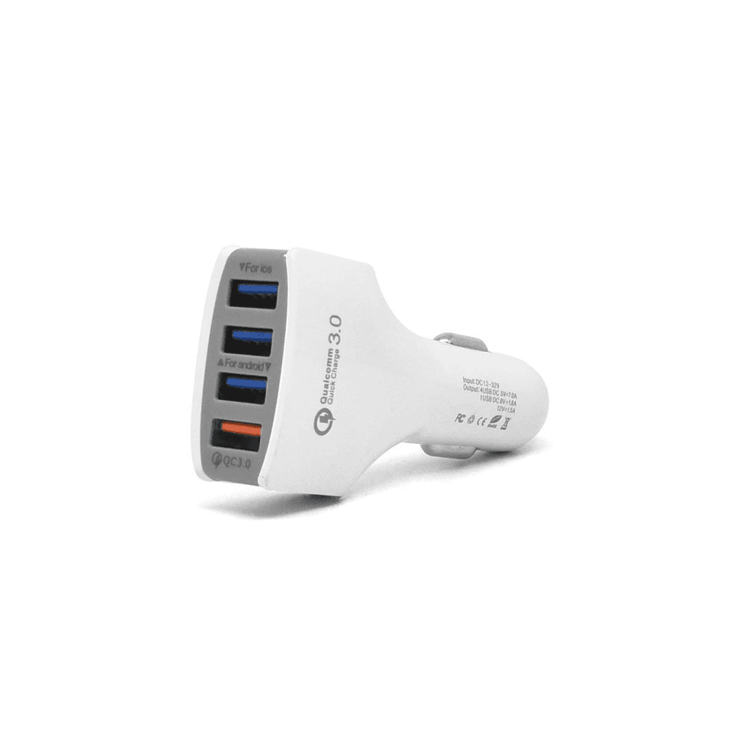 شارژر خودرو تسکو TSCO مدل TCG 20 با 4 پورت USB و پشتیبانی از QC 3.0