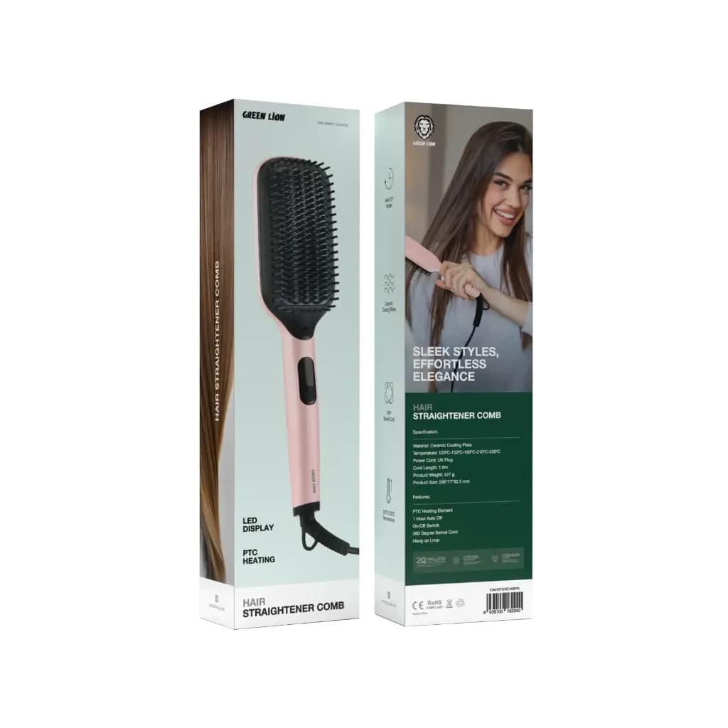 برس حرارتی گرین لاین Green Lion Straightener Comb GNHSTNRCMBPK — تصویر ۲