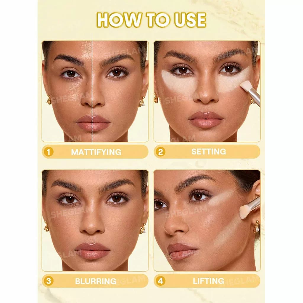 پودر فیکس دو طبقه شیگلم بنانا BANANA — تصویر ۶