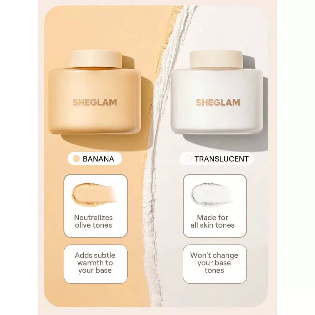 پودر فیکس شیگلم مدل loose powder — تصویر ۴