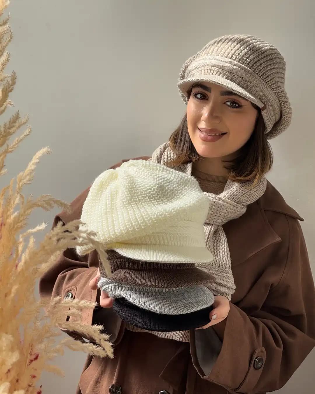 شال و کلاه فرانسوی نقابدار 99592