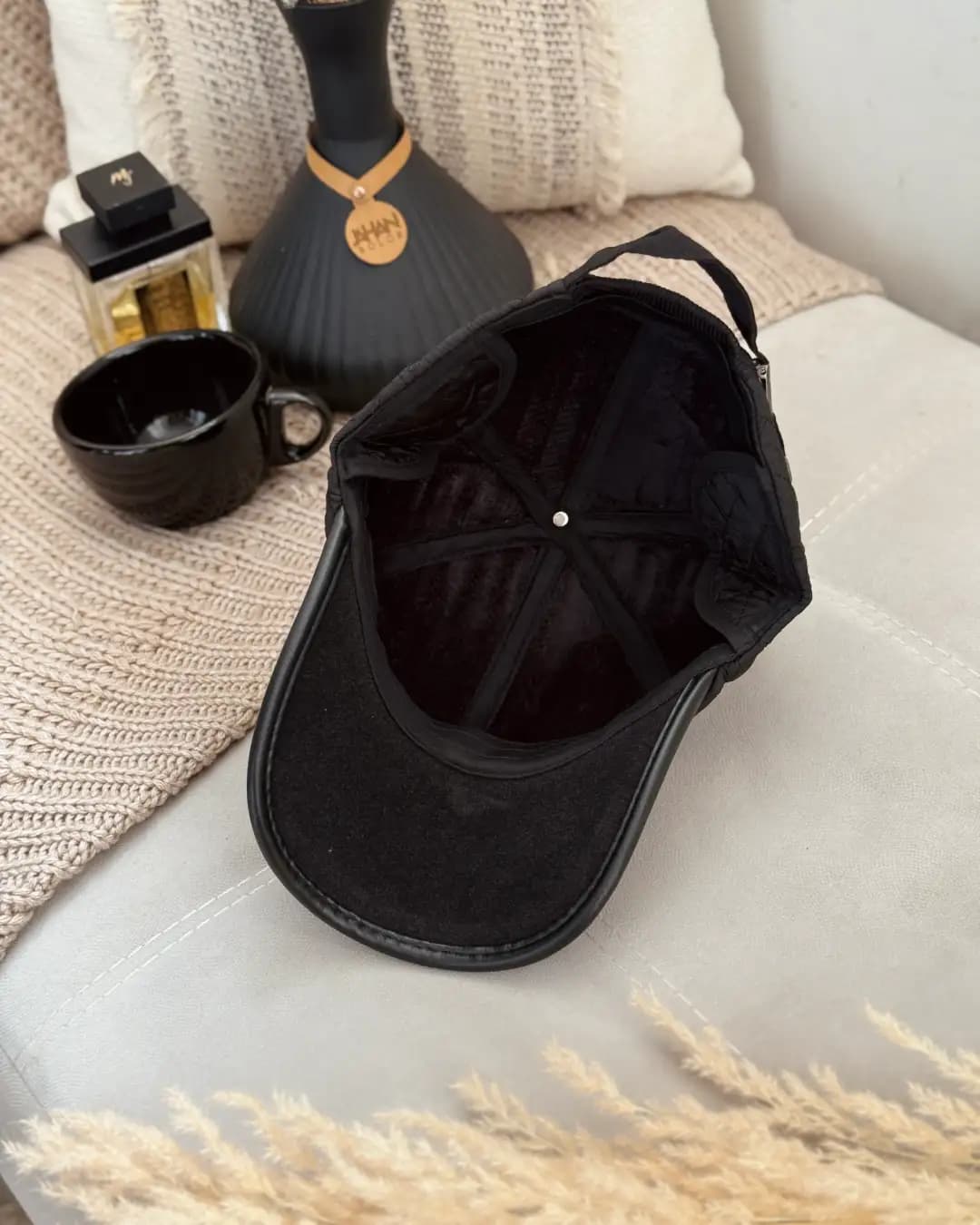 کلاه کپ زمستانه ی جینز 98135 — تصویر ۳