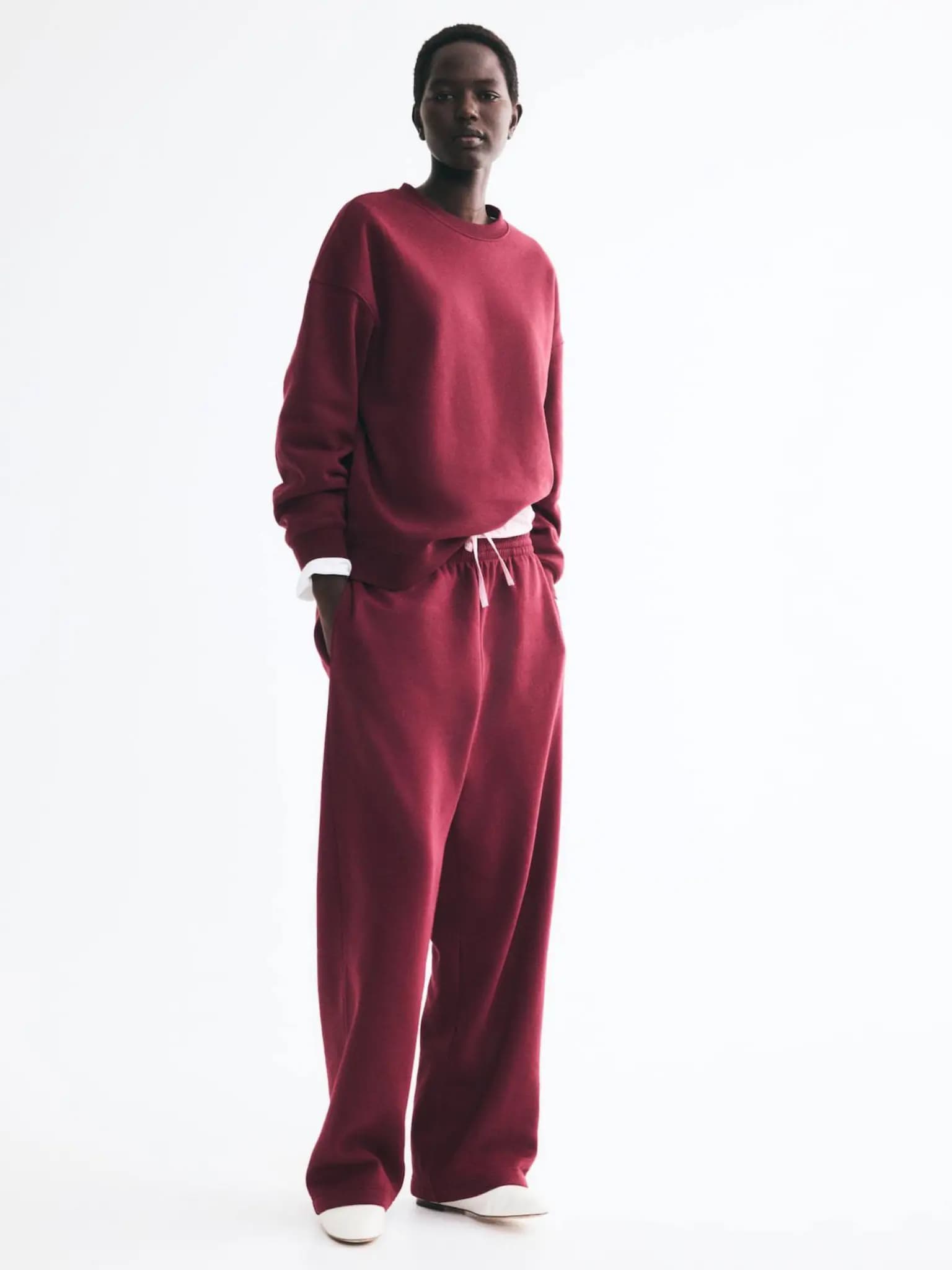 جاگر واید لگ شرابی H&M — تصویر ۳