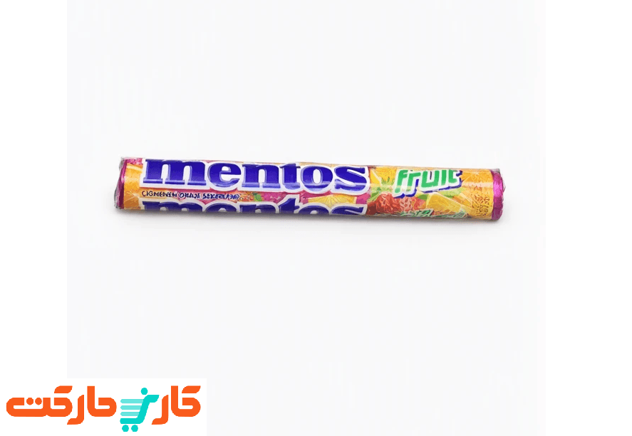 دراژه جویدنی میوه‌ای منتوس (Mentos Fruit) 37.5 گرم