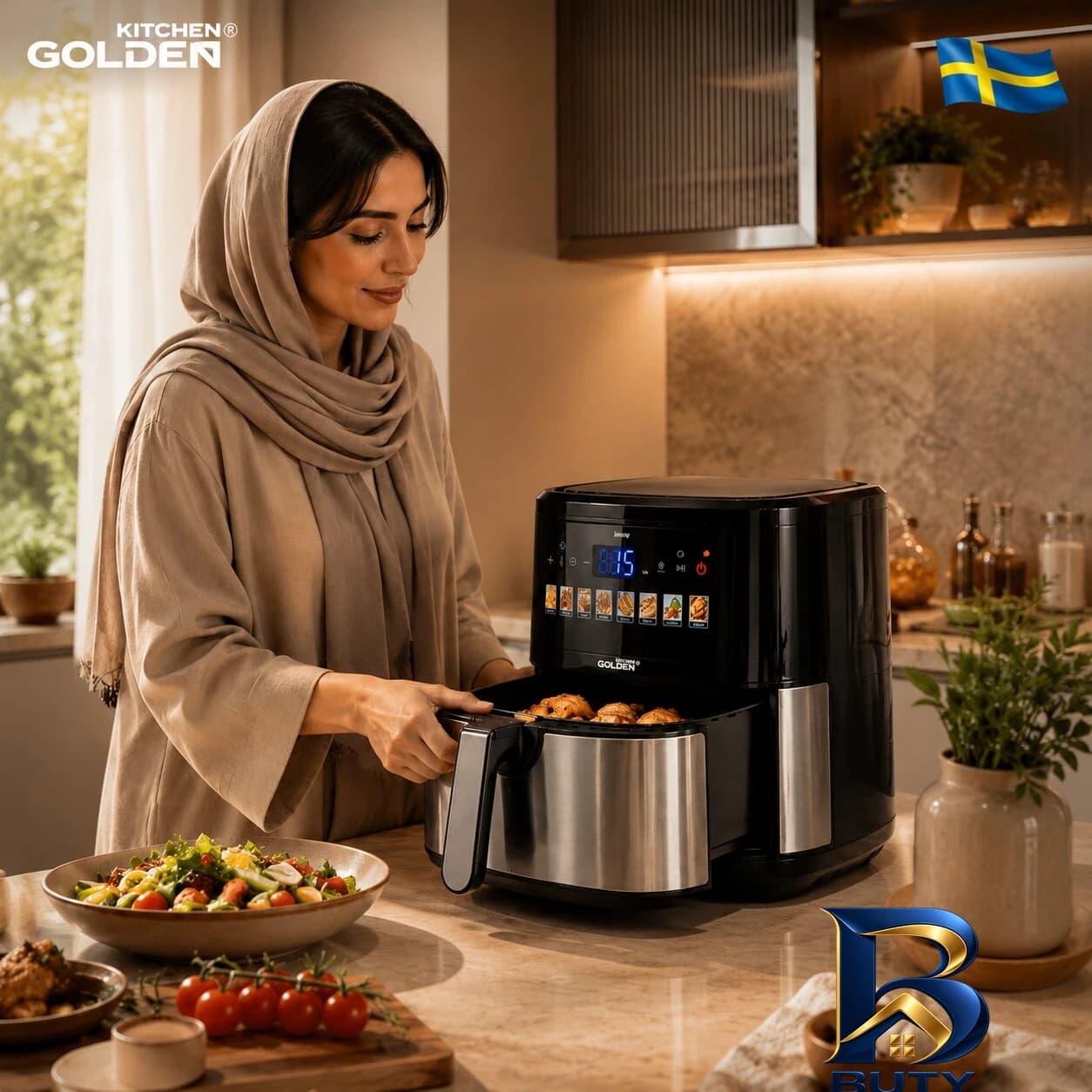 هواپز ۹.۵ لیتر گلدن کیچن مدل GK۳۱۰-C اصل — تصویر ۶