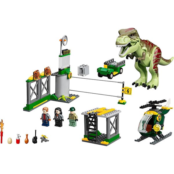لگو Jurassic World مدل T. rex Dinosaur Breakout 76944 — تصویر ۳