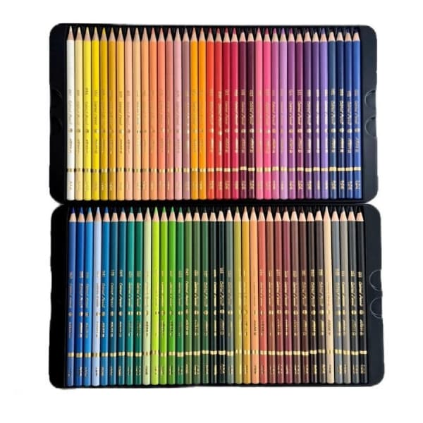 مداد رنگی 72 رنگ جعبه فلزی حرفه ای آریا مدل Artist کد 3905-3934 — تصویر ۳