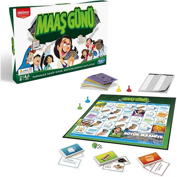 بازی فکری مونوپولی پی دی هاسبرو مدل Monopoly Payday E0751 — تصویر ۴