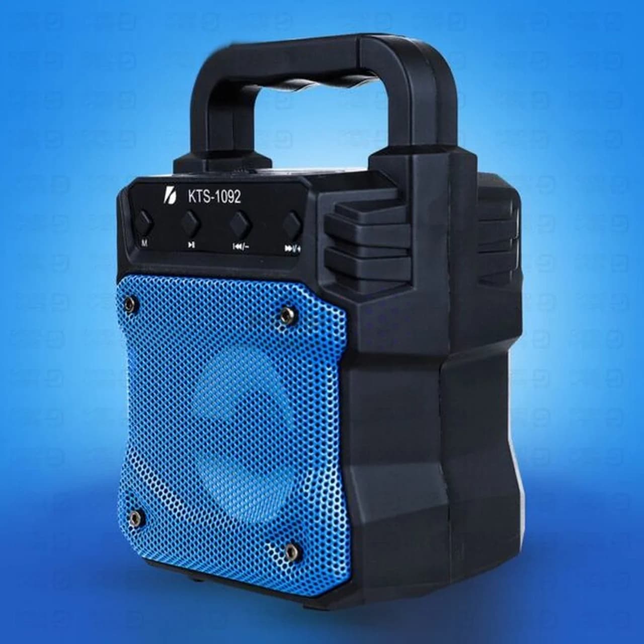 اسپیکر بی سیم BIG SOUND مدل KTS-1092 – آبی – TCO — تصویر ۲
