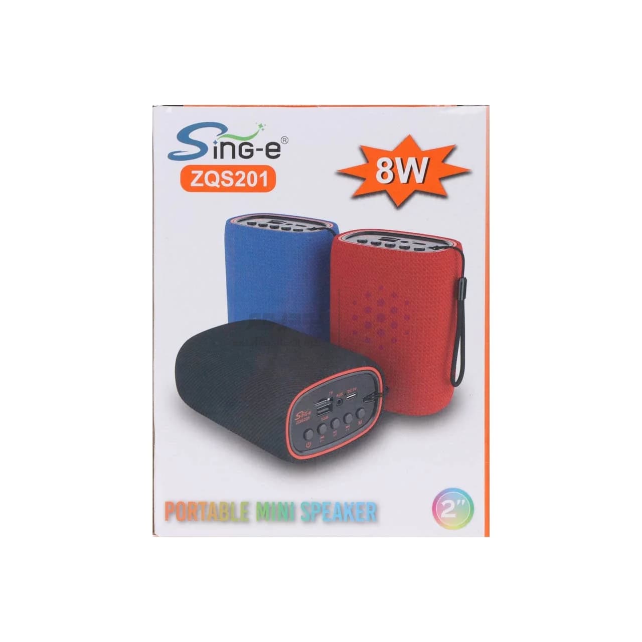 اسپیکر 8W بی سیم Sing-e مدل ZQS201 – آبی — تصویر ۴