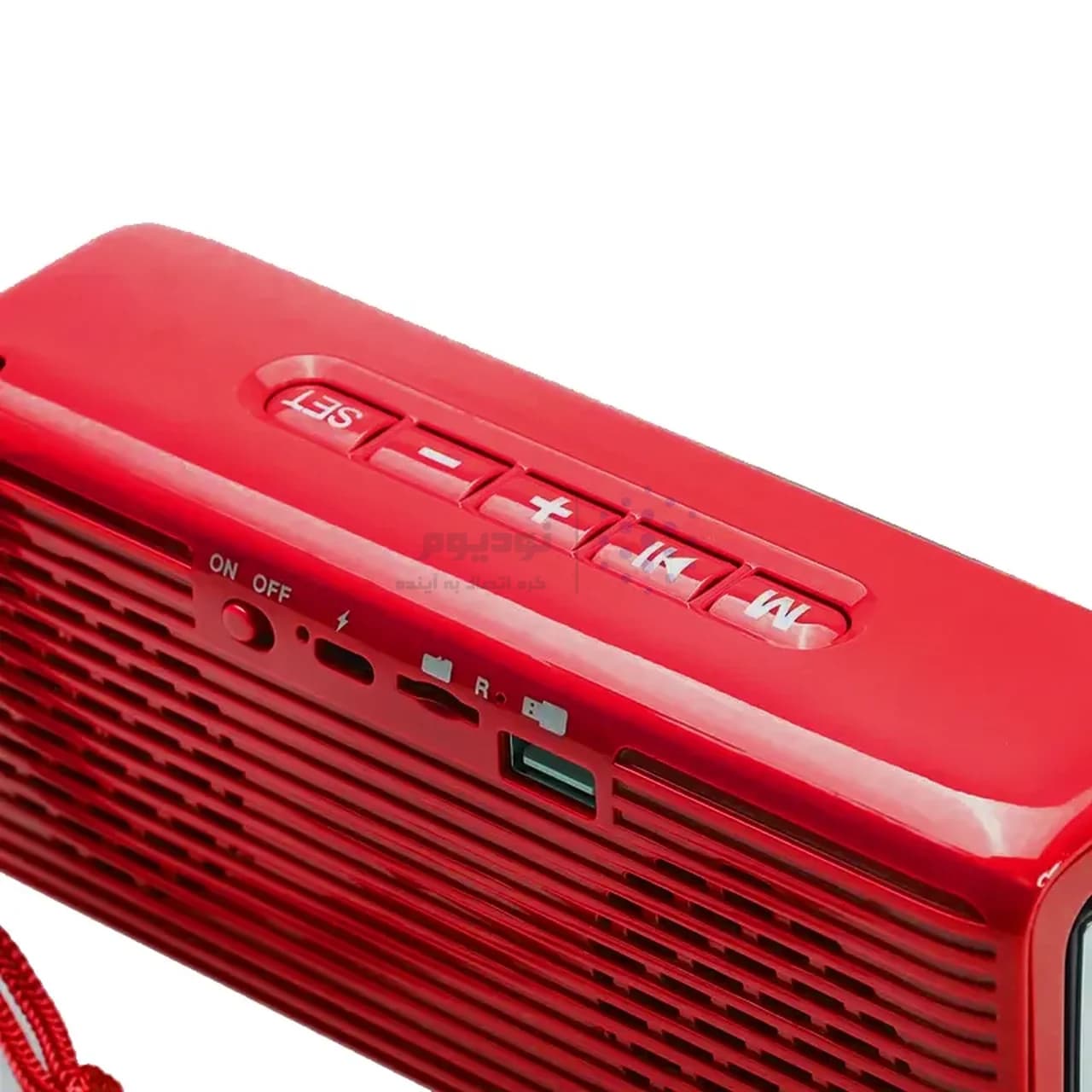 اسپیکر بی سیم KingStar مدل KBS157 – قرمز (گارانتی متین) — تصویر ۴