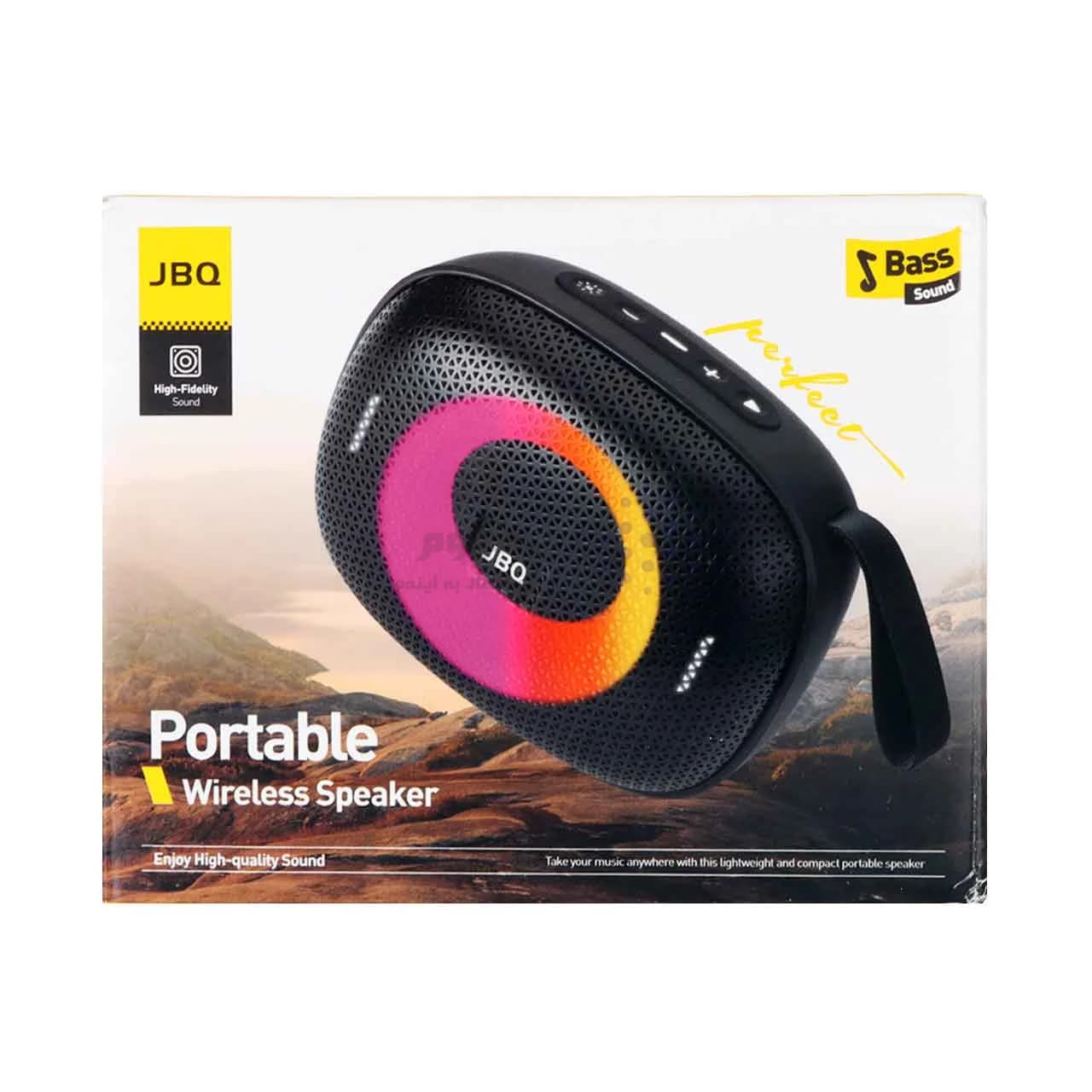اسپیکر بی سیم JBQ مدل SP-1100 – آبی (گارانتی یکساله رصاصی) — تصویر ۲