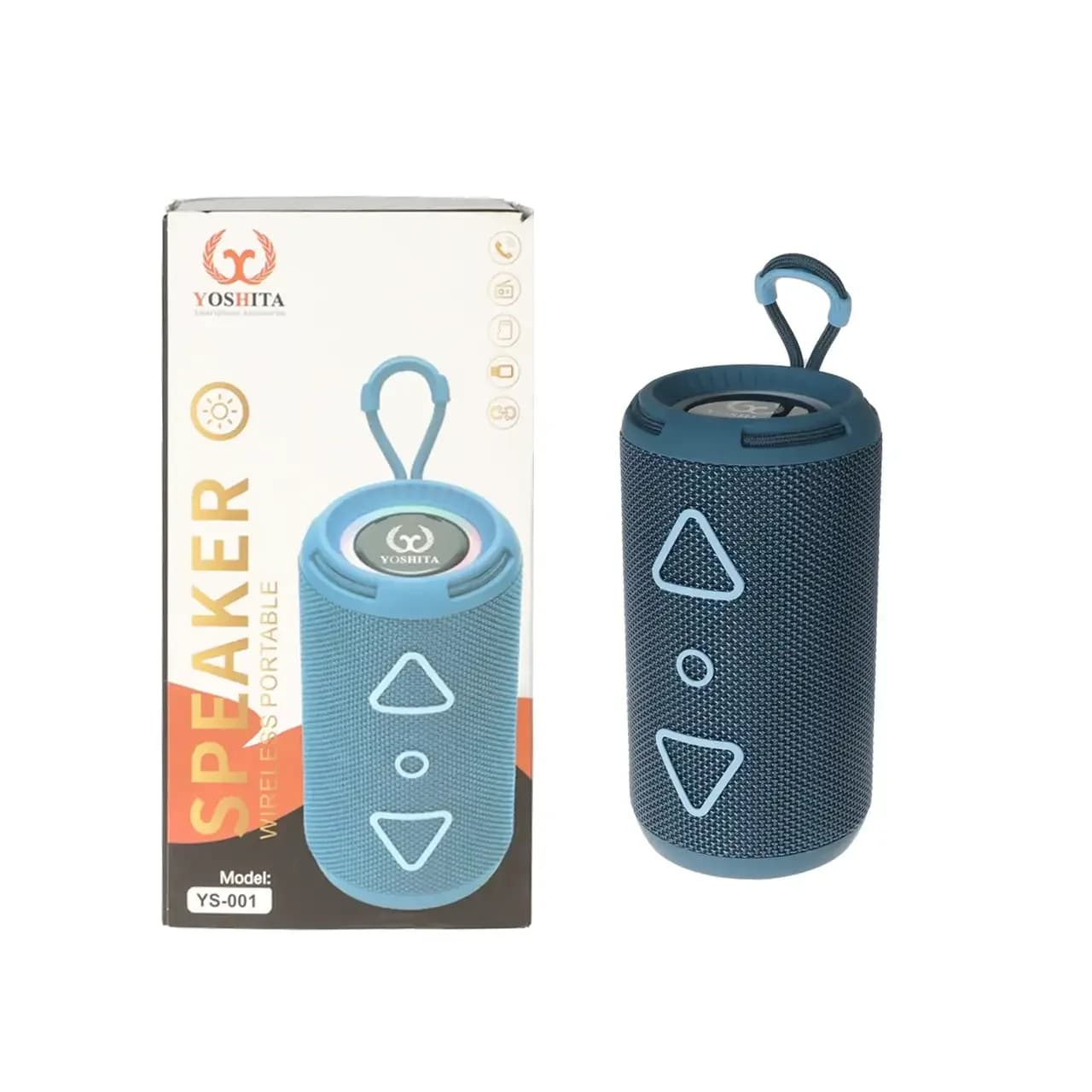 اسپیکر بی سیم YOSHITA مدل YS-001 – آبی – MMS (گارانتی شش ماهه YA)