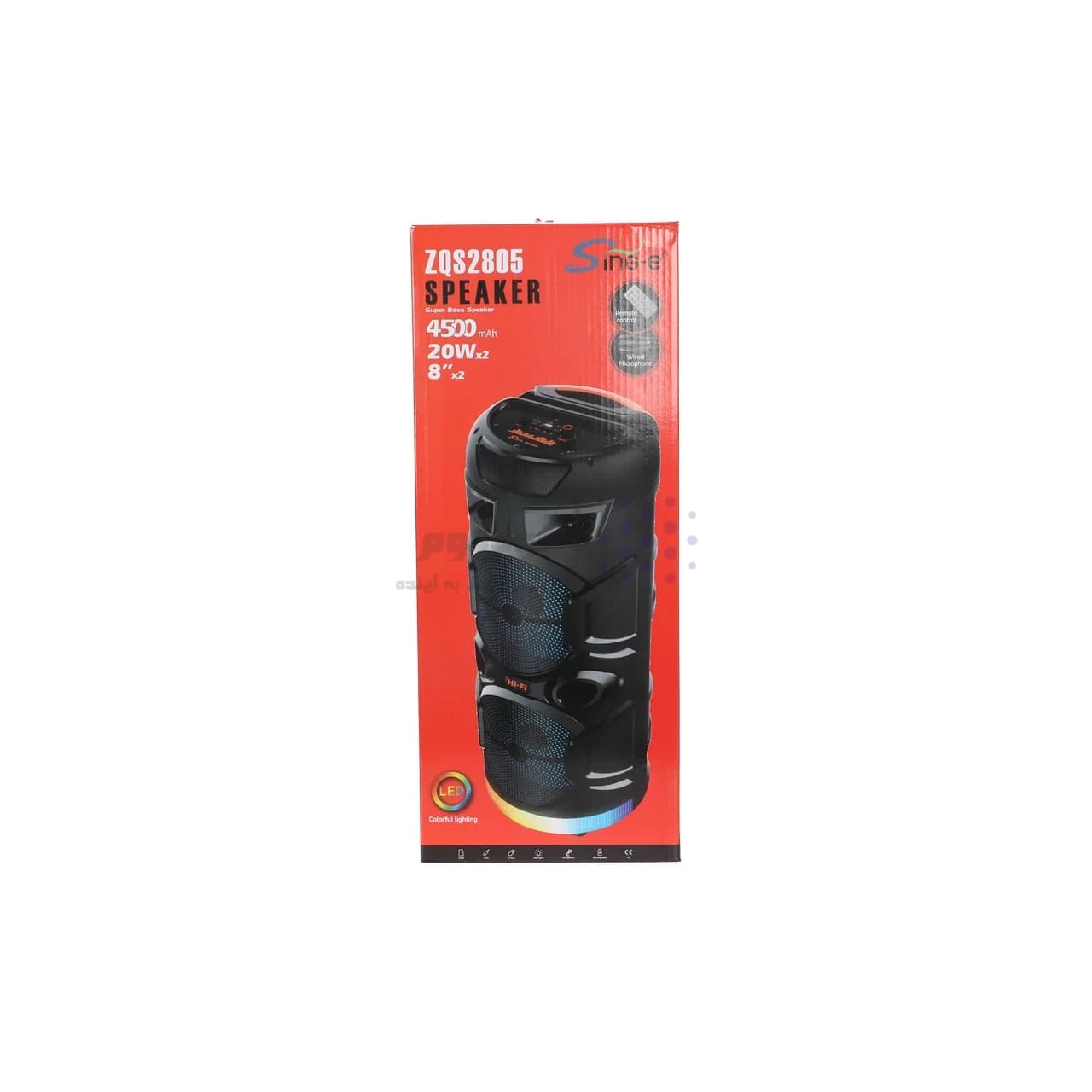 اسپیکر 40W بی سیم Sing-e مدل ZQS2805 – مشکی — تصویر ۶