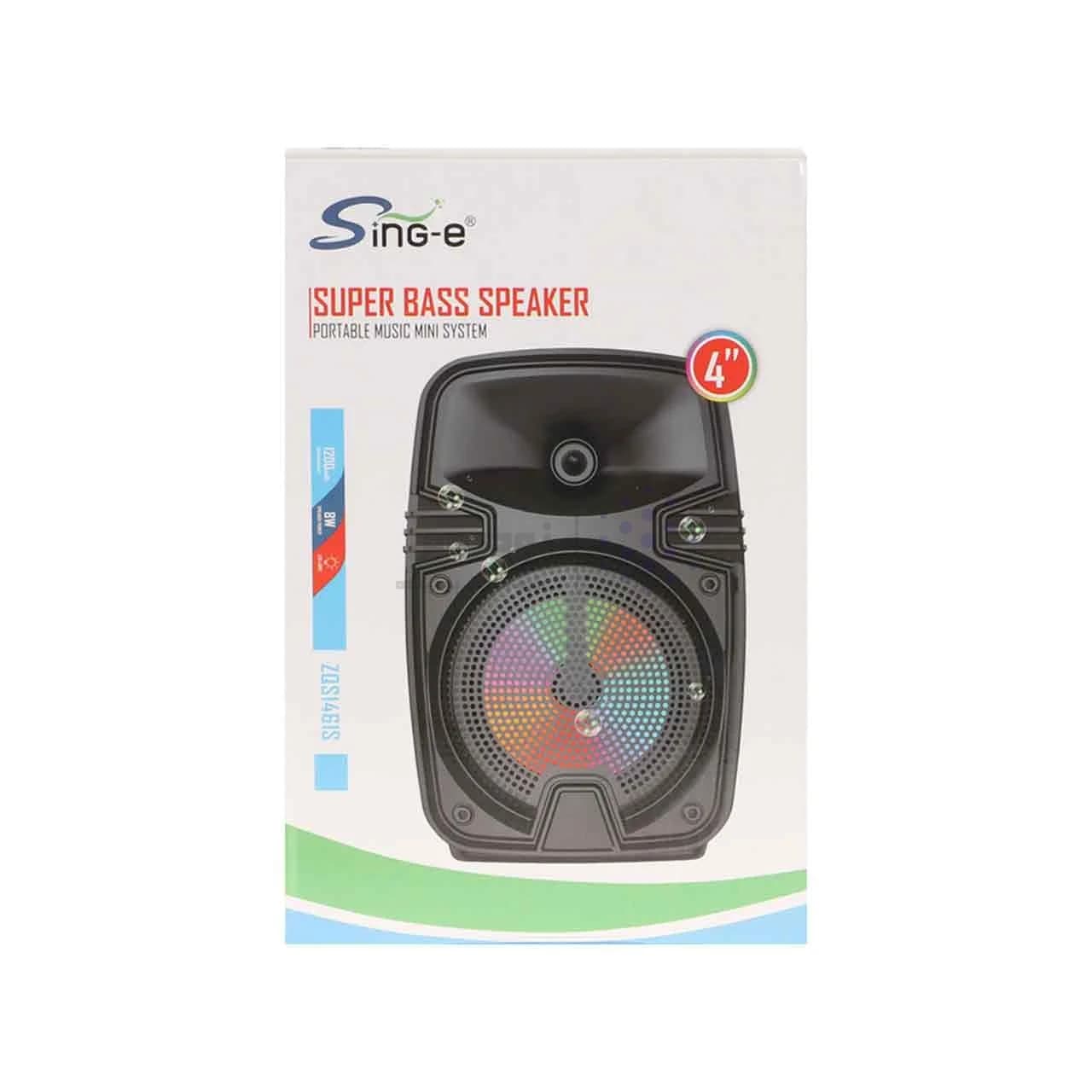 اسپیکر بی سیم Sing-e مدل ZQS1461S – مشکی — تصویر ۷